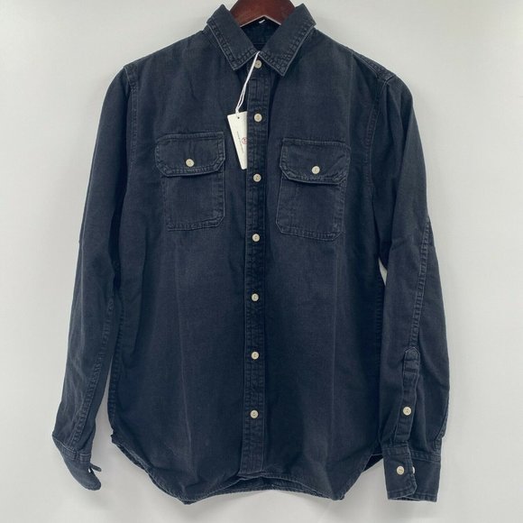 Ag Adriano Goldschmied Other - AG Adriano Goldschmied Men's Benning Utility Shirt Button Down Shirt XL Black